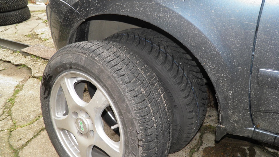 Зимняя резина — Lada Гранта Лифтбек (1G), 1,6 л, 2014 года | шины | DRIVE2