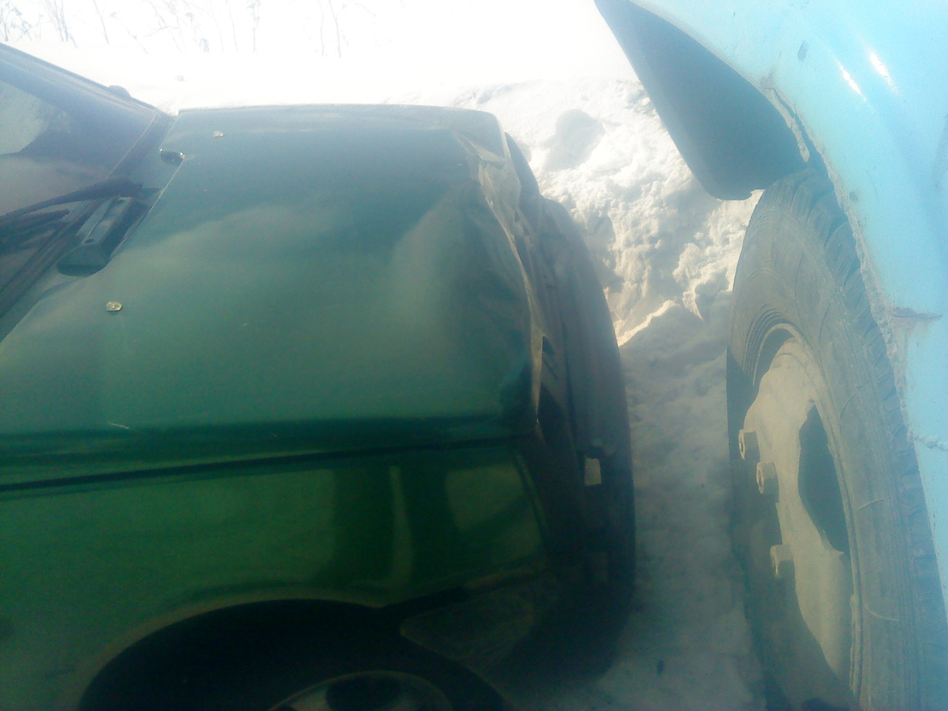 Не равный бой — LADA 11113 Ока, 0,8 л., 2002 года | ДТП | DRIVE2