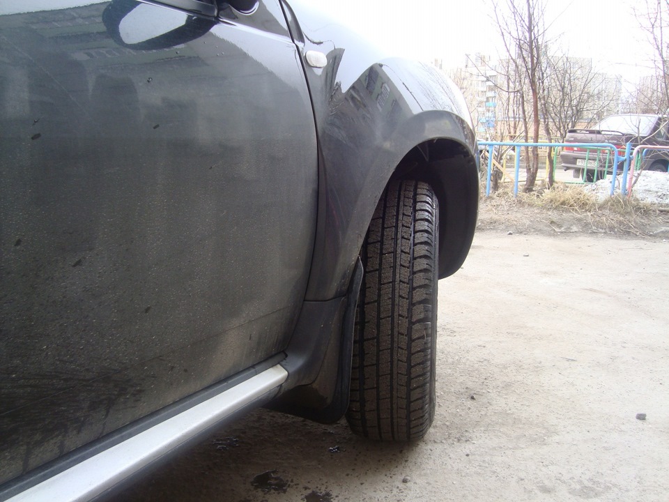 Брызговики — Renault Duster (1G), 2 л, 2012 года | просто так | DRIVE2
