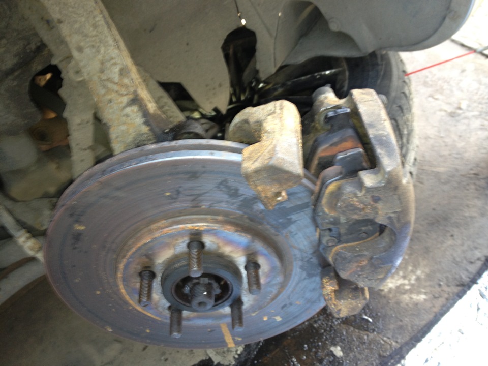 тормоза — Chrysler Sebring (2G), 2,7 л, 2002 года | своими руками | DRIVE2