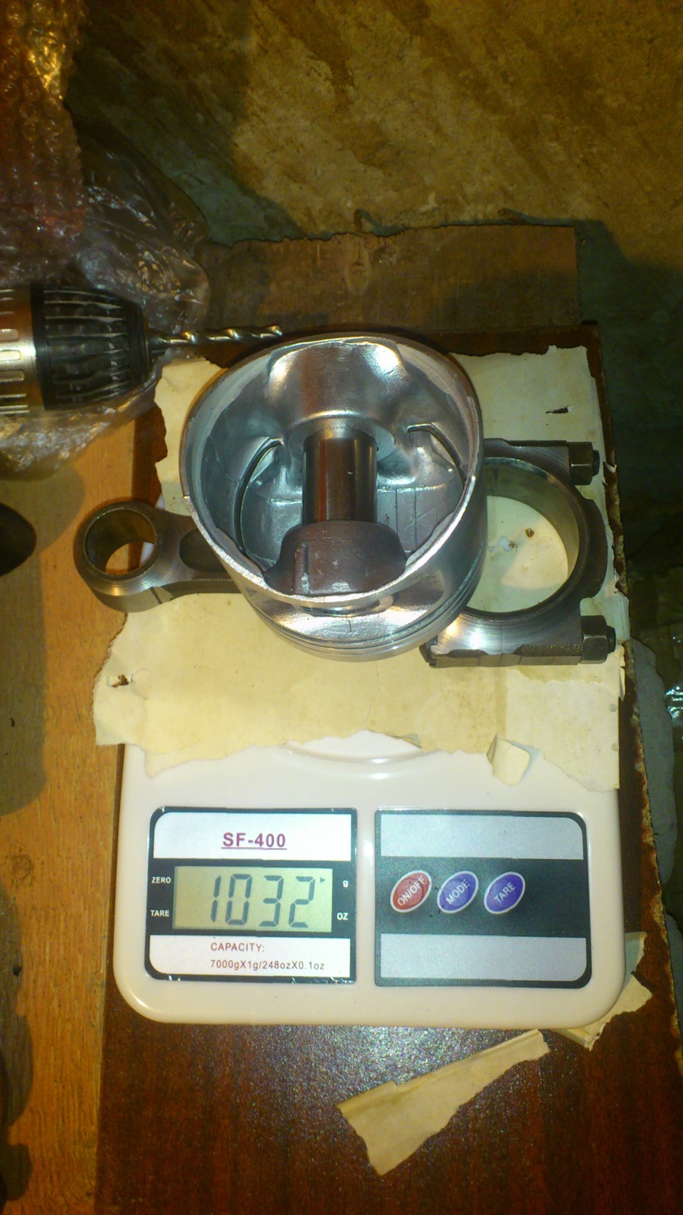 Развесовка поршней и шатунов, и сборка. — Lada 2108, 1,8 л, 1988 года ...