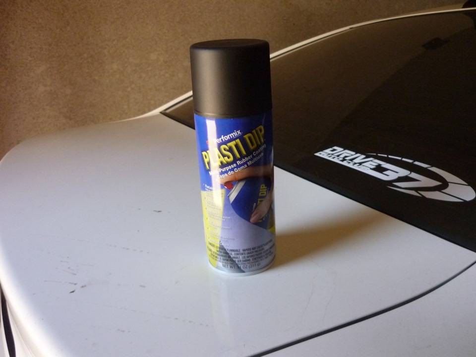 Покраска части бампера резиновой краской. — KIA Cerato (2G), 1,6 л ...