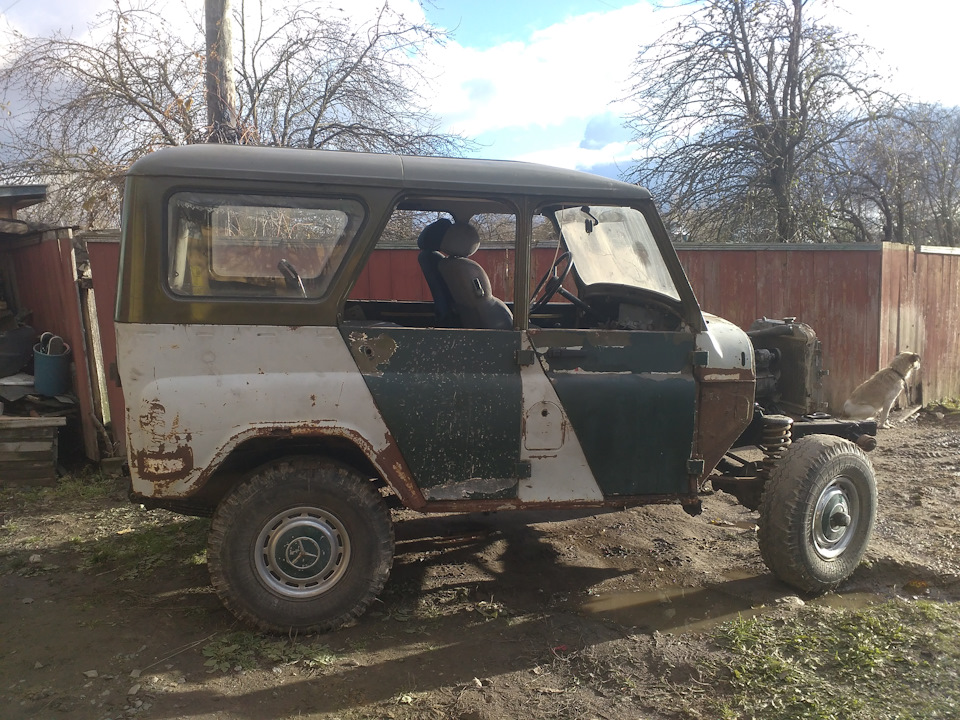 Примерка железной крыши — УАЗ 469, 2,3 л, 1984 года | кузовной ремонт ...