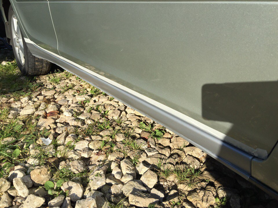 Залил пороги жидкой резиной — Toyota Camry (XV30), 3 л, 2003 года ...