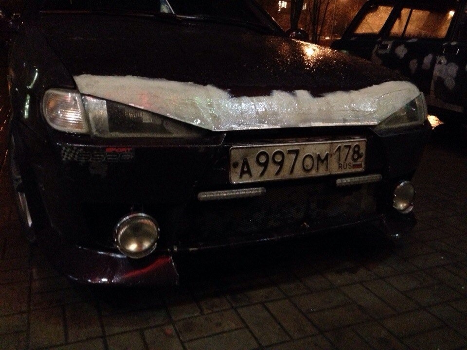 Злой Капот — Lada 2115, 1,8 л, 2010 года | стайлинг | DRIVE2