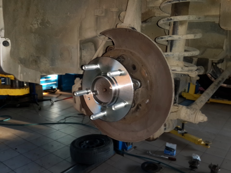 Смена разболтовки — Hyundai Sonata IV (EF), 2 л, 2006 года | тюнинг ...