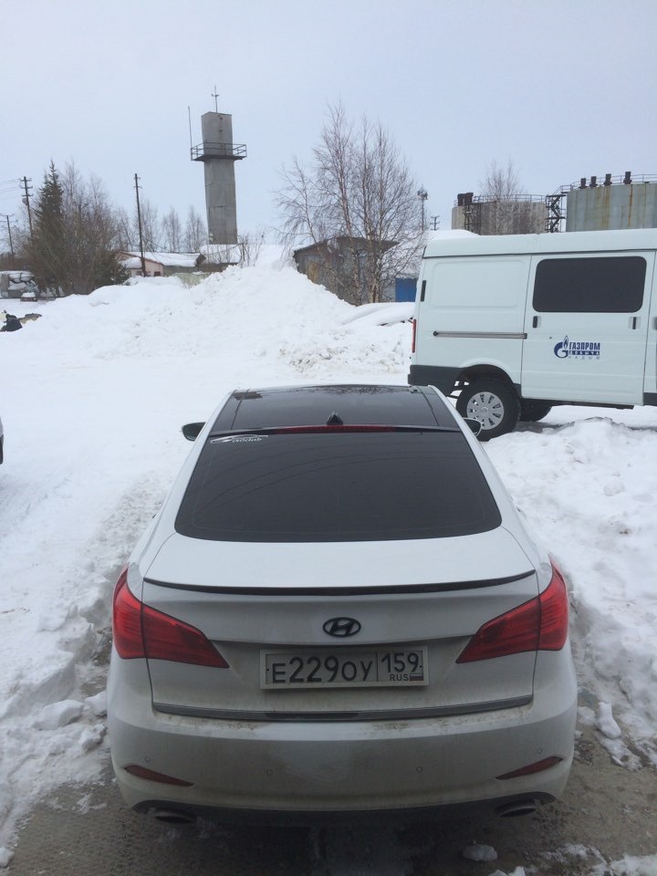 Hyundai i40 лип спойлер