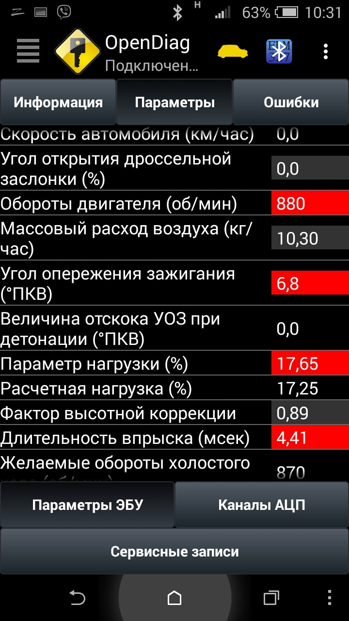 Почему скачат показания — Lada Приора хэтчбек, 1,6 л, 2011 года | просто  так | DRIVE2