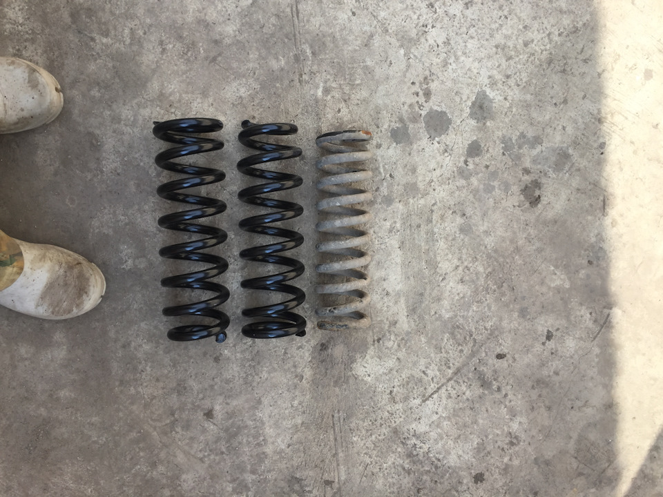 пружины в сравнении — SsangYong Rexton (2G)