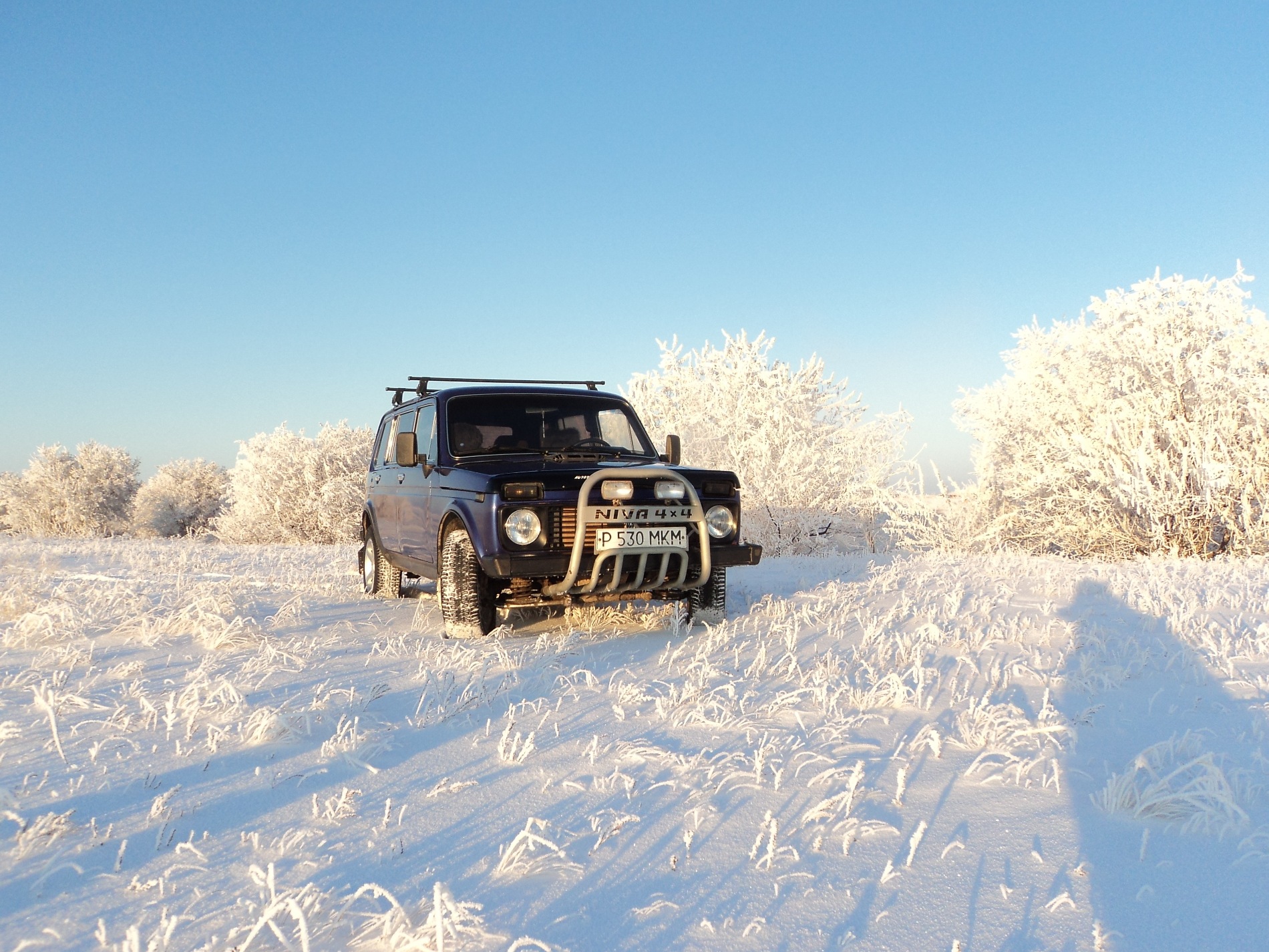 ЗИМА, МАШИНА, ПРИРОДА — КРАСОТА! — Lada 4x4 5D, 1,7 л, 1998 года |  фотография | DRIVE2