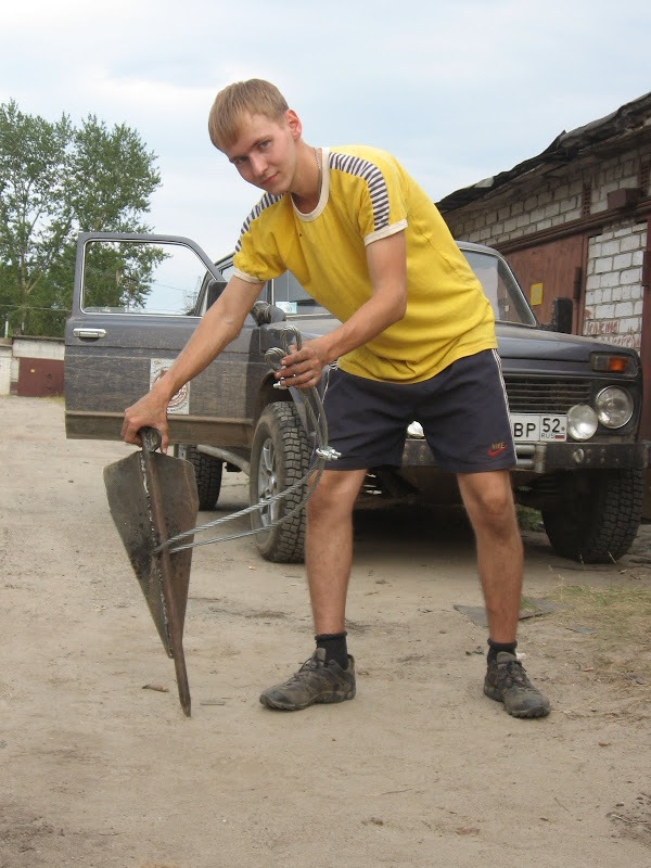 Чертеж грузинского якоря для лебедки