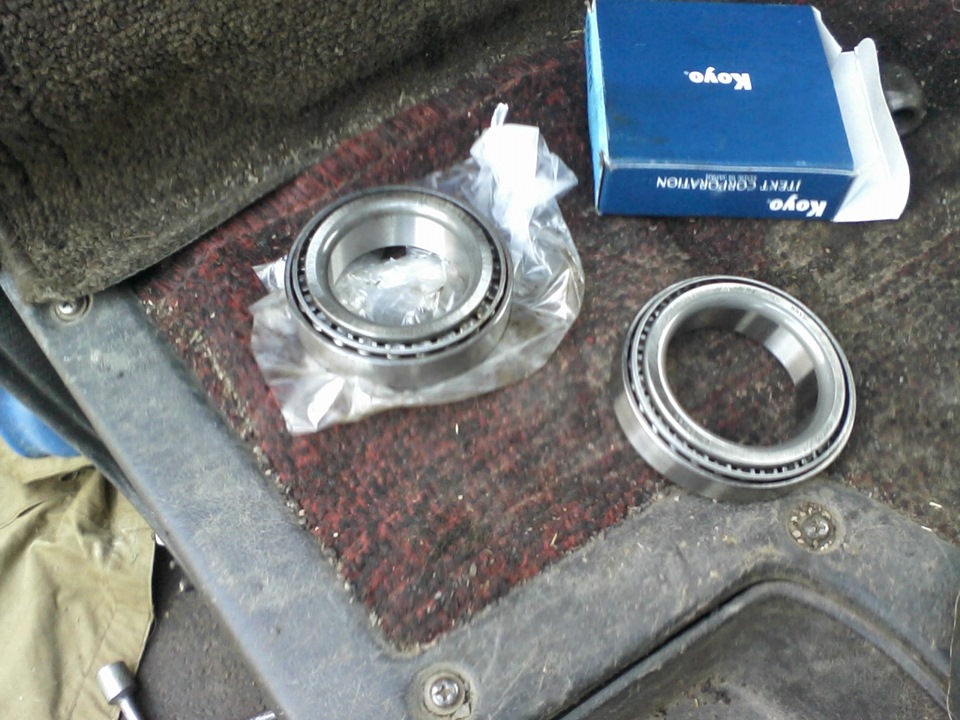 Замена привода и подшипников на ступице — Toyota Lite Ace, 2 л, 1991 ...