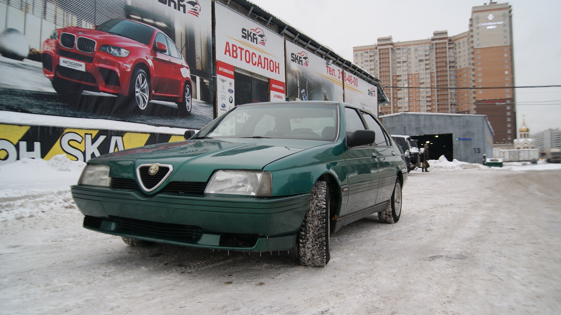 Alfa Romeo 164 2.0 бензиновый 1993 | зелёная змея на DRIVE2