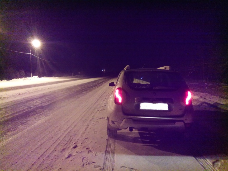"Ночной гулёна". Зима-весна 2016г. — Renault Duster (1G), 2 л, 2015 ...
