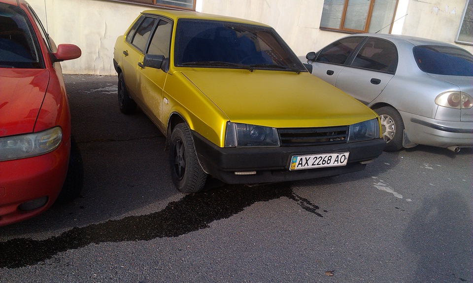 потеря тосола или замена патрубка; удлинение "банки" — Lada 21099, 1,5 ...