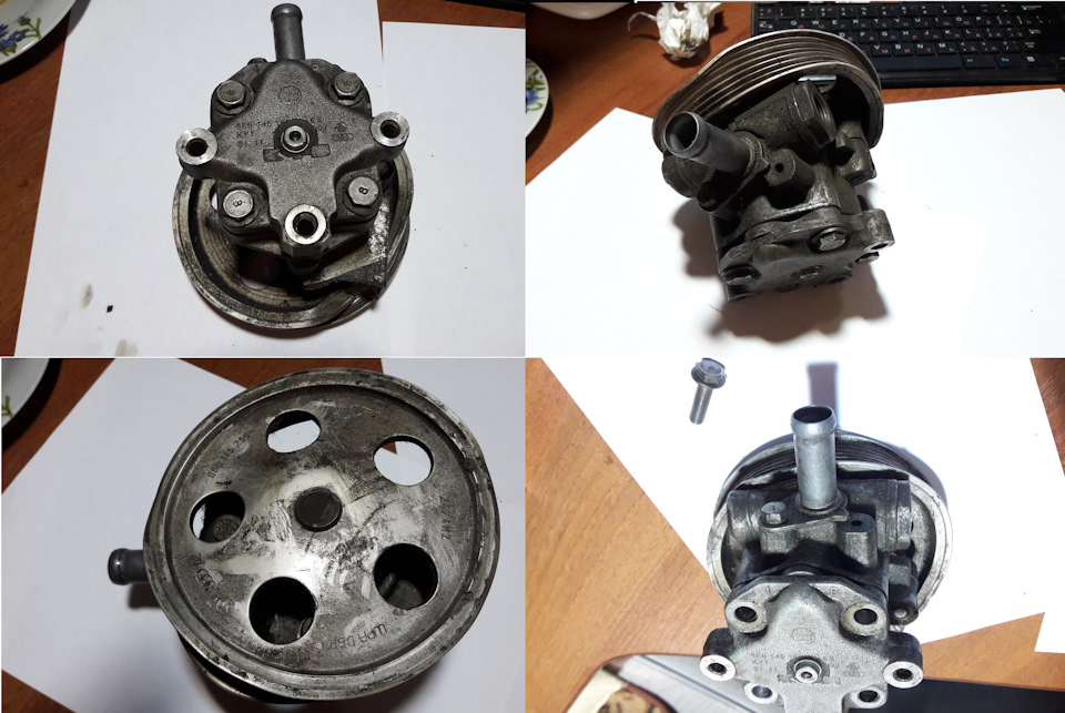 Переборка насоса ГУР Audi A4 B6 — ч.1 — Audi A4 (B6), 1,8 л, 2003 года ...