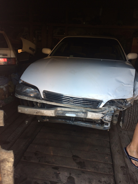 Фото разбитого марка 2 ДТП Toyota Mark II (90) - отзывы и Бортжурналы на DRIVE2