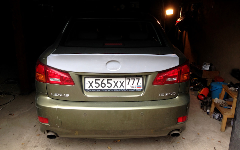 Спойлер Wald (дактейл) — Lexus IS II, 2,5 л, 2006 года | стайлинг | DRIVE2