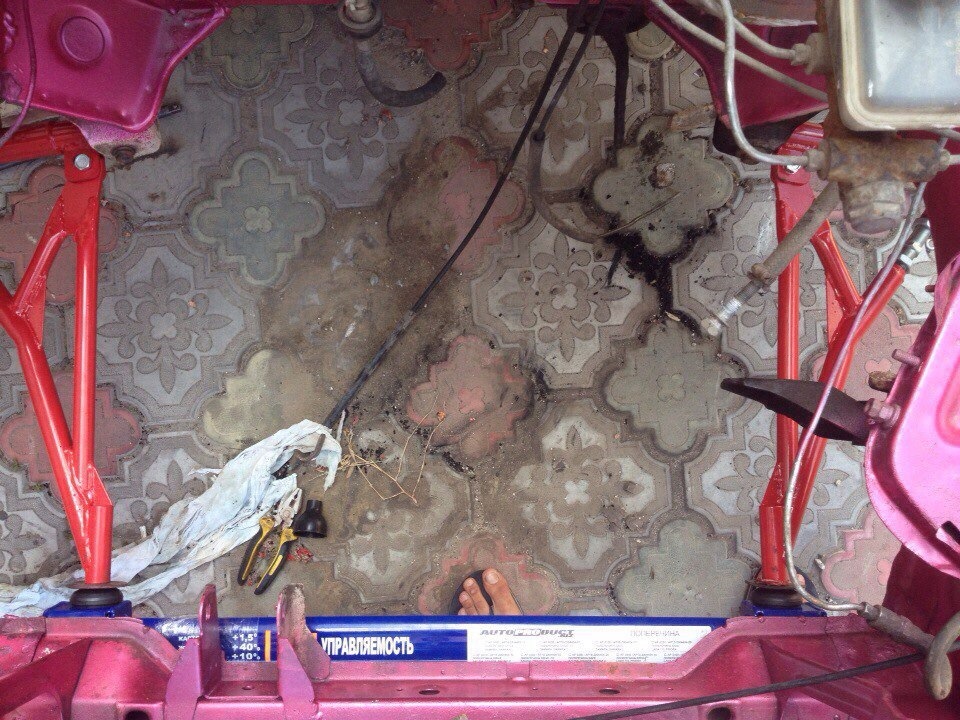 установка треугольных рычагов газо-масленых стоек с опорниками сс20 ...