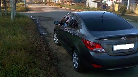 Тонировка — Hyundai Solaris (1G), 1,6 л, 2012 года | тюнинг | DRIVE2