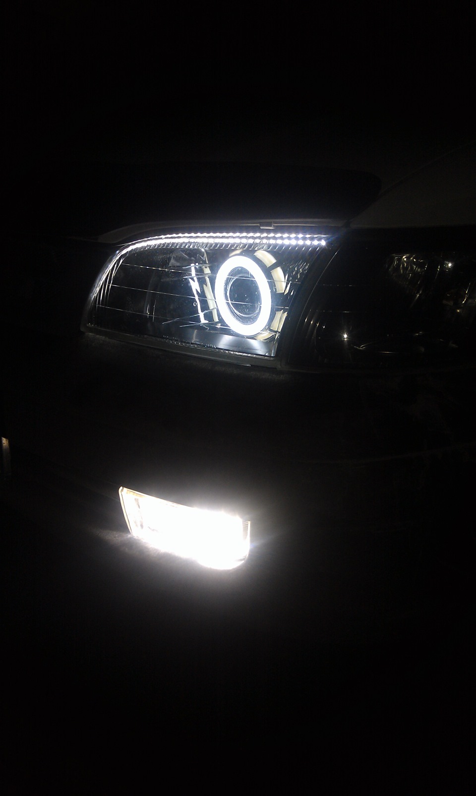Ксенон В ПТФ И Подключение ПТФ Через Родное Реле — Toyota Caldina (190 ...
