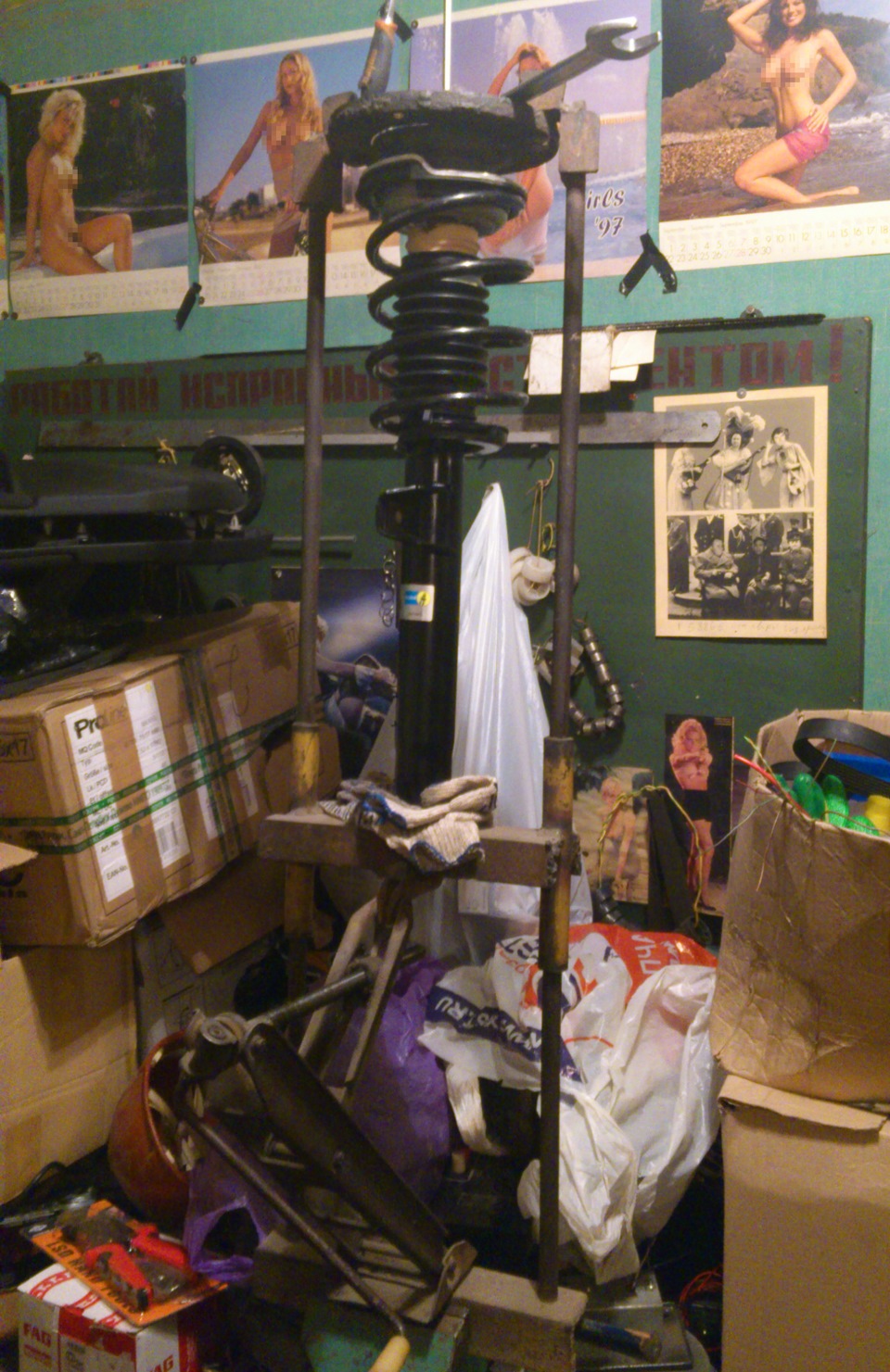 …закручиваем гайку… — BMW 3 series (E90)