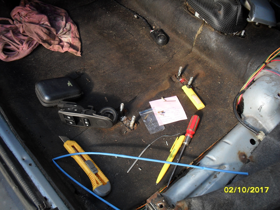 Блок ЭСП Калина + ЦЗ Перенос кнопок стеклоподьёмников — Lada 21102, 1,5 ...