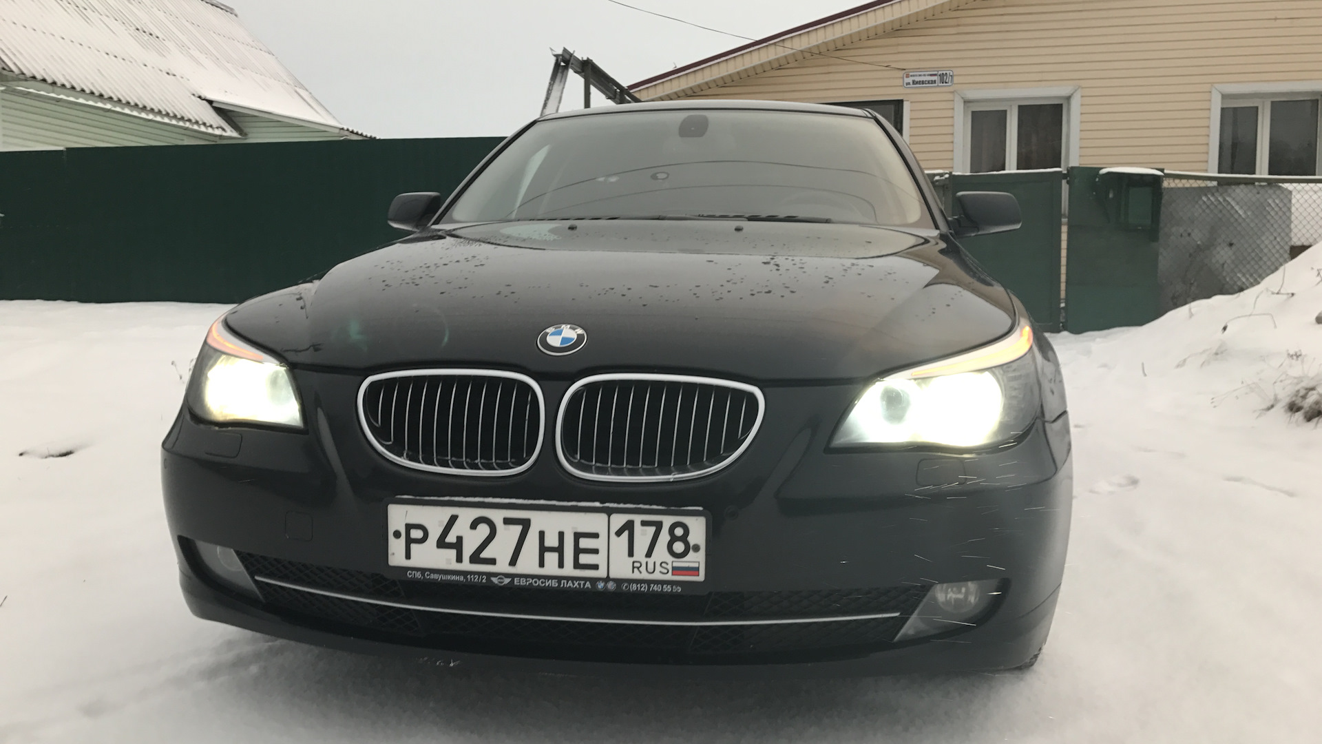 BMW 5 series (E60) 2.0 бензиновый 2009 | Black на DRIVE2