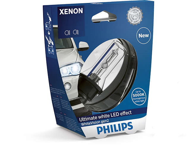 Philips Xenon Whitevision Gen2 +120% — Skoda Octavia RS A7 Mk3