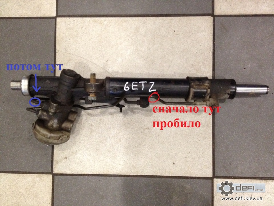 СРОЧНО! РУЛЕВАЯ РЕЙКА! — Hyundai Getz, 1,1 л, 2010 года | запчасти | DRIVE2