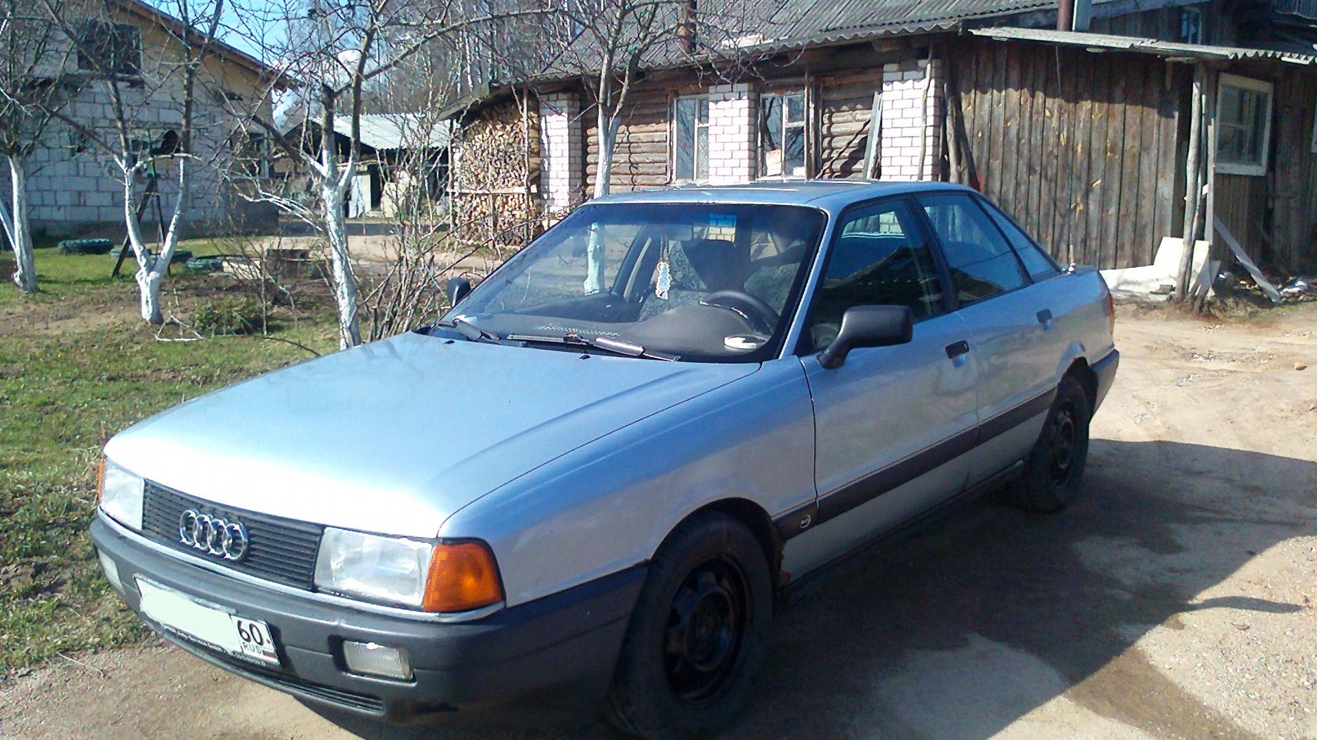 Audi 80 (B3) 1.8 бензиновый 1989 | голубой металлик 1.8S на DRIVE2