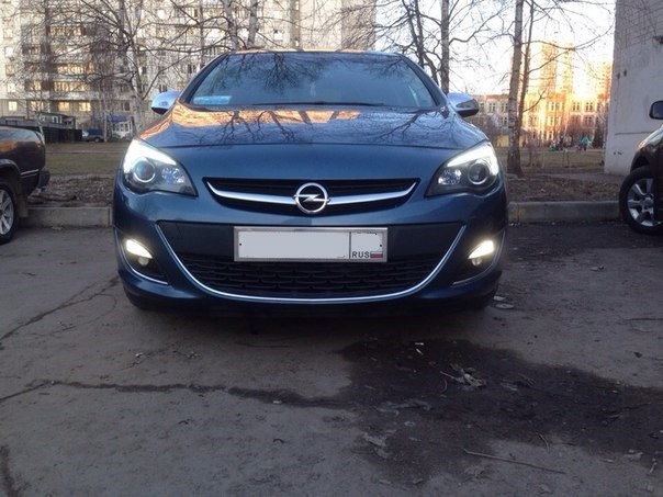 Замена лампы на opel astra 161