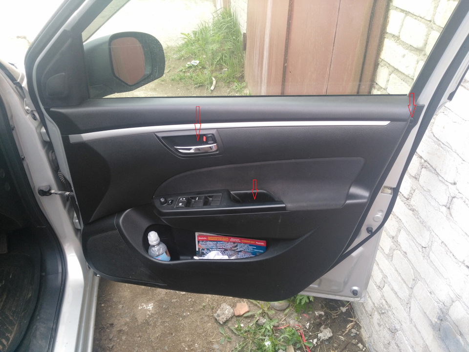 Шумоизоляция передних дверей /Российская адаптация) — Suzuki Swift (3G ...