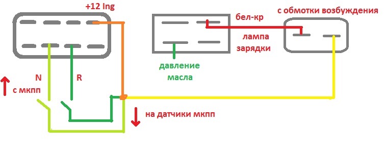 Подключение датчика нейтрали Зарядка. И как подключить датчик нейтрали и заднего хода на мкпп - Nissan Cefiro