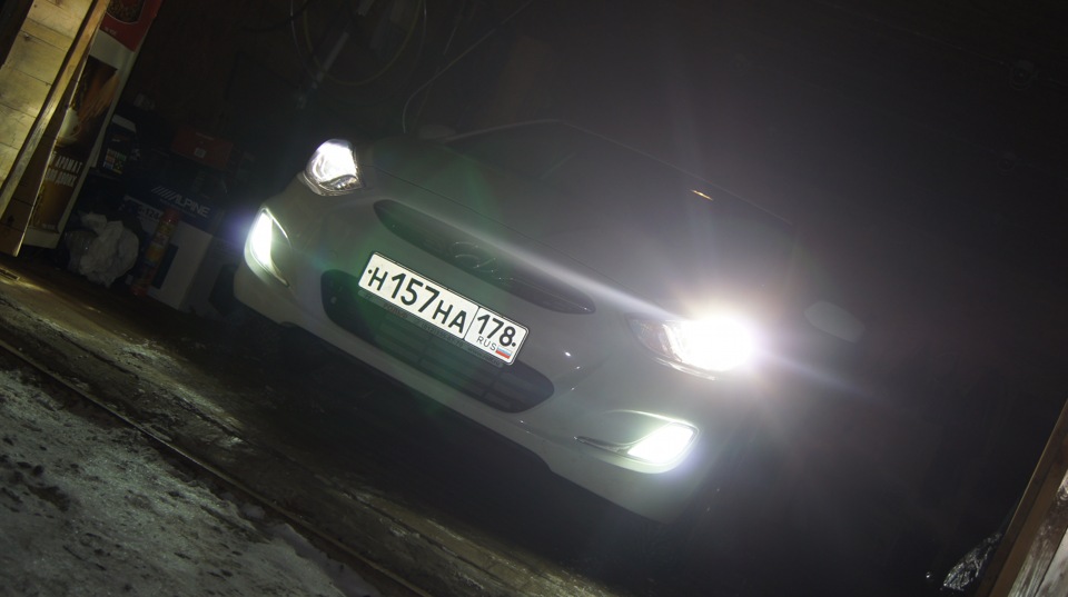 Би-ксенон установлен (будем сравнивать плюсы и минусы) — Hyundai ...