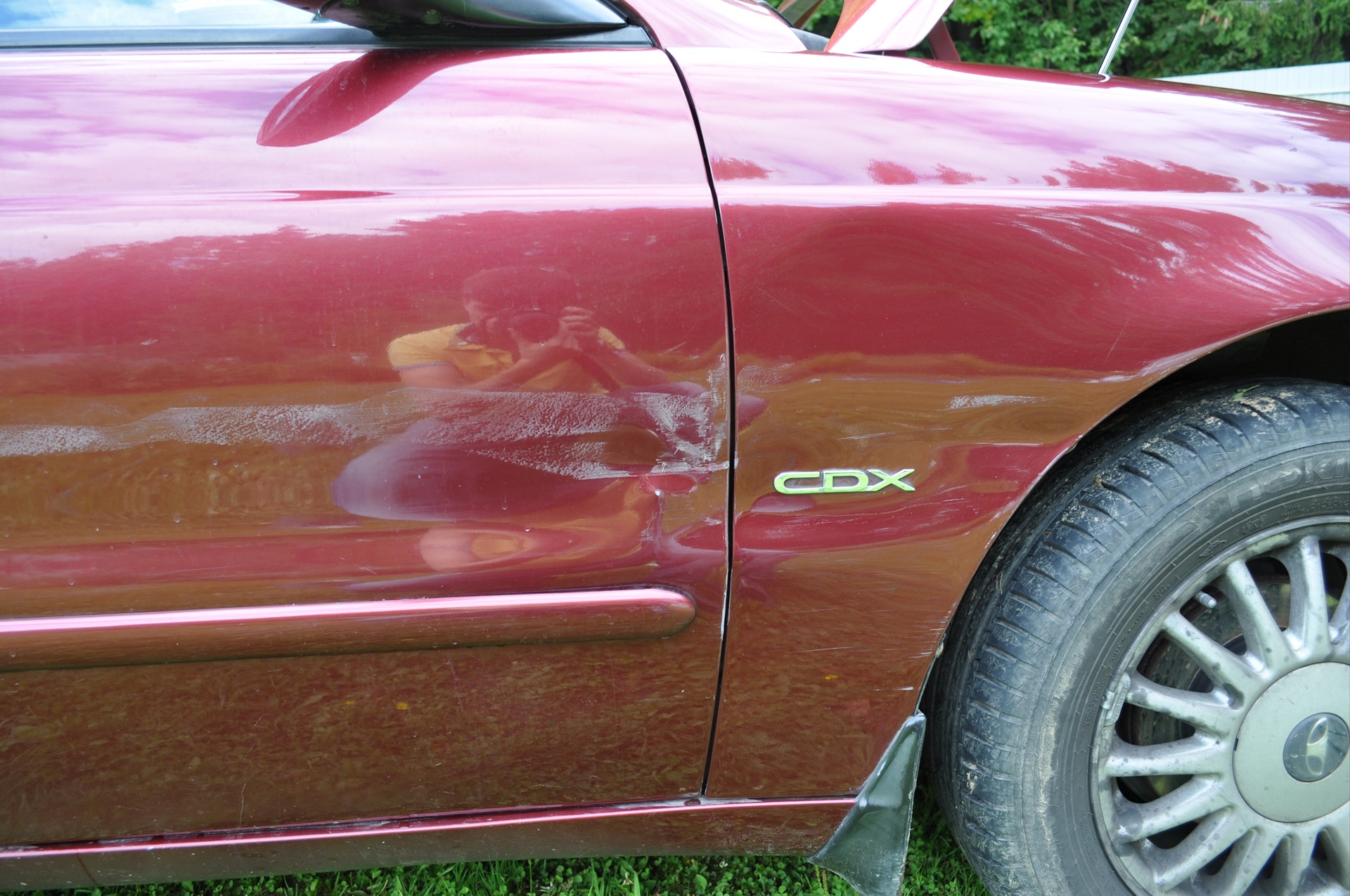 недоразумение на дороге или не успел увернуться — Daewoo Leganza, 2,2 л ...