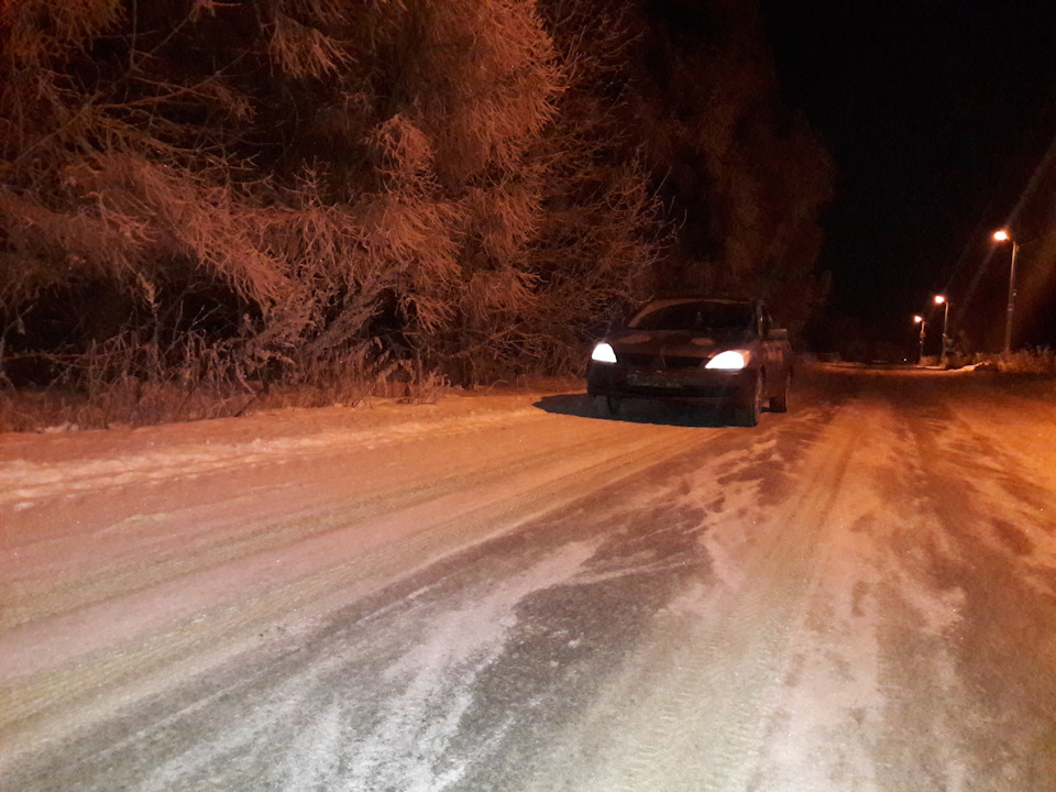 Бампер инеем покрылся, антенка стояла как Дед-Мороз — Mitsubishi Lancer ...