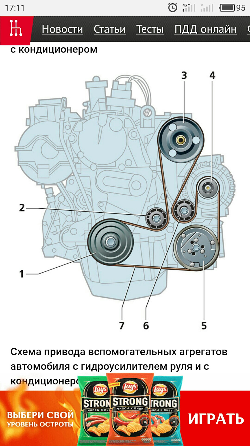 Схема ремня генератора renault duster 2 л