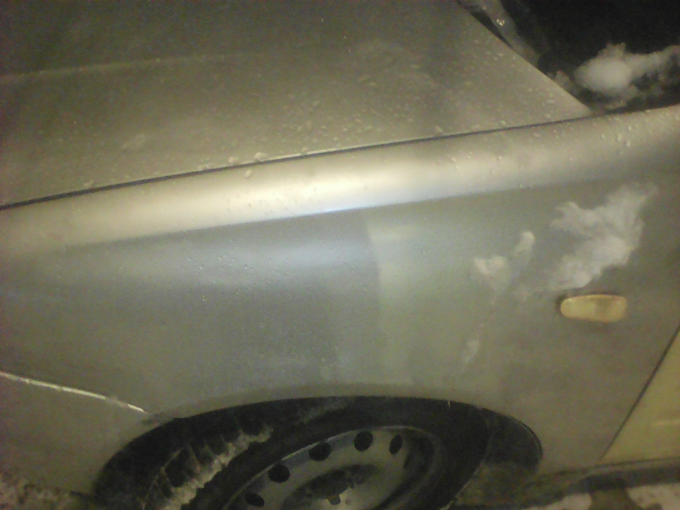 Покрасил капот из баллончика — Lada Калина универсал, 1,5 л, 2012 года ...