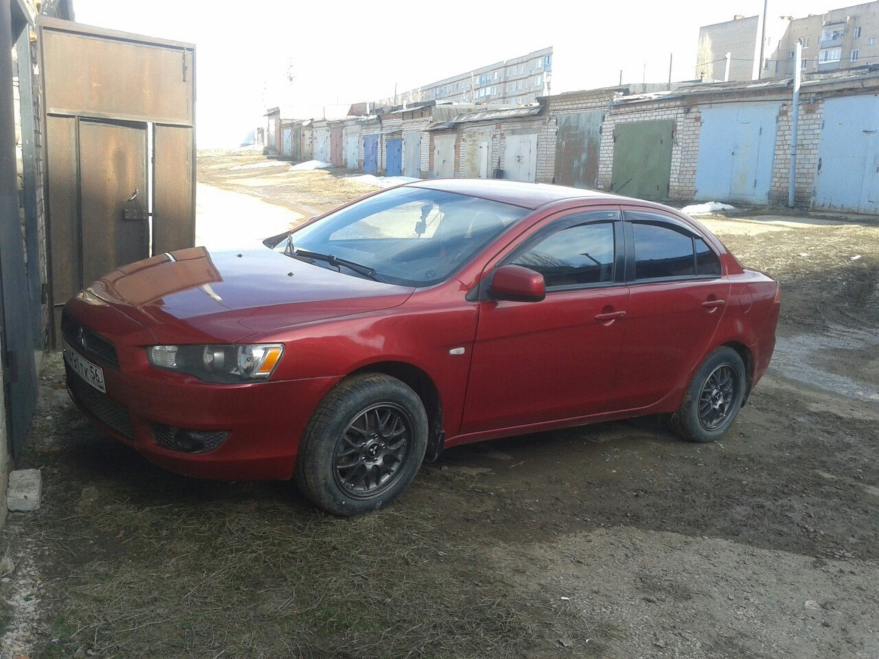 Когда от чистой машины больше расстройства, чем от грязной. — Mitsubishi  Lancer X, 1,5 л, 2008 года | фотография | DRIVE2