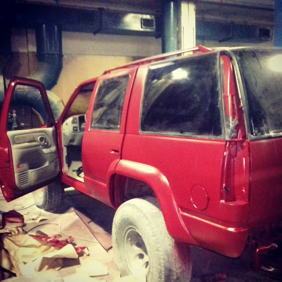 Сборка после покраски в раптор шевроле тахо 410 — DRIVE2