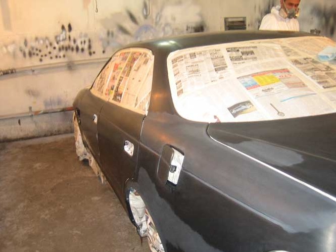 Preparation  painting - Toyota Mark II 25L 1995