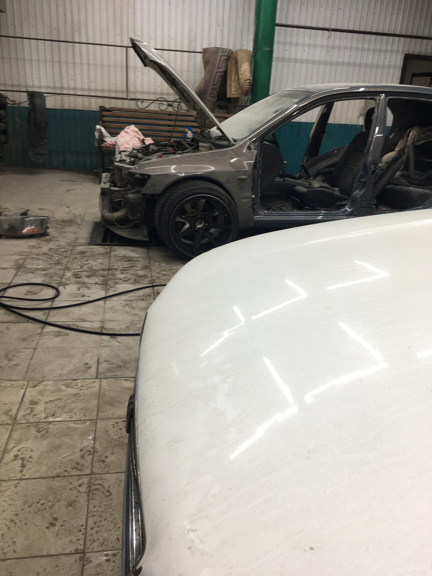 Удаление рыжиков(обновление кузова — Mitsubishi Lancer Evolution VII, 2 ...