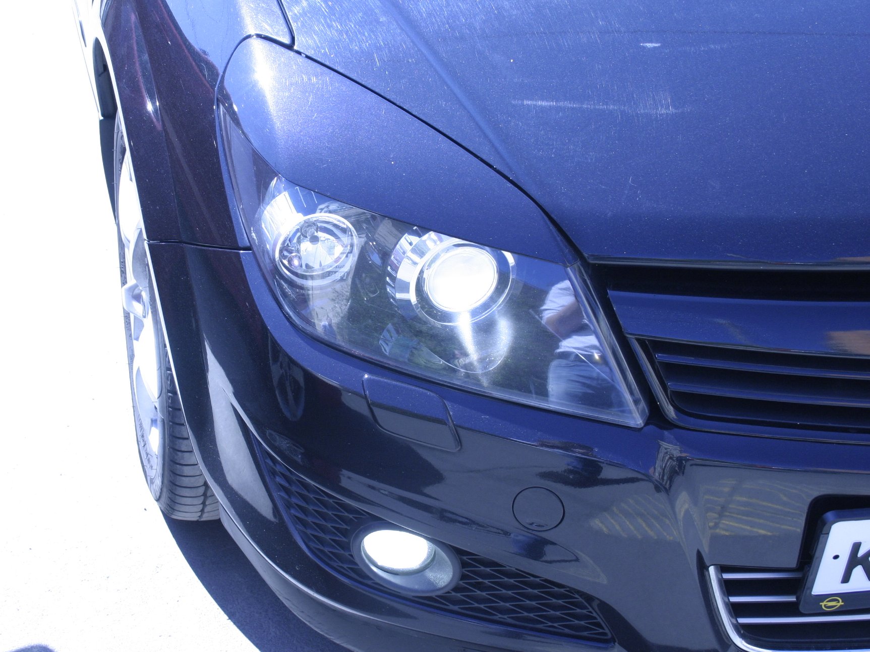 Лампы в фары 5000к + птф 5000к. — Opel Astra H, 1,8 л, 2007 года ...