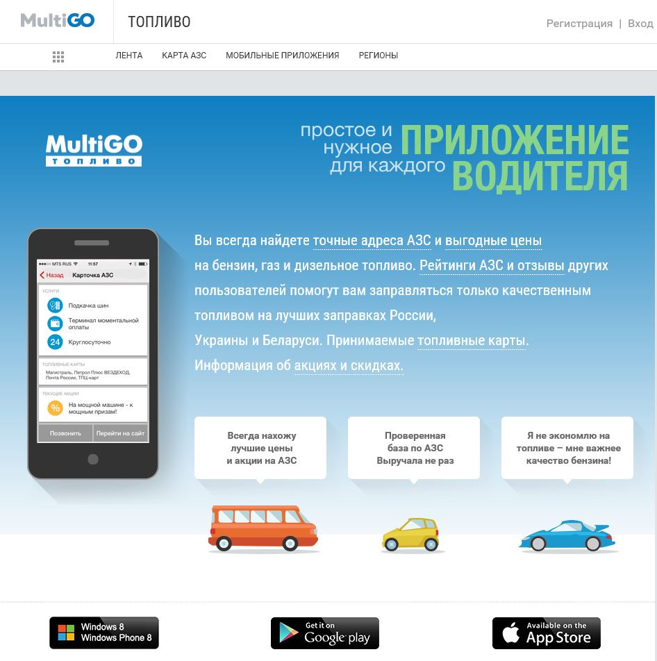 Multigo карта азс