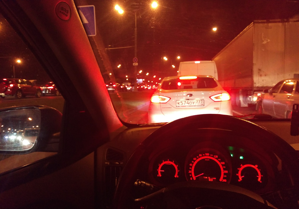 Блин и так всегда. В пробках — KIA Ceed SW (1G), 1,6 л, 2010 года ...