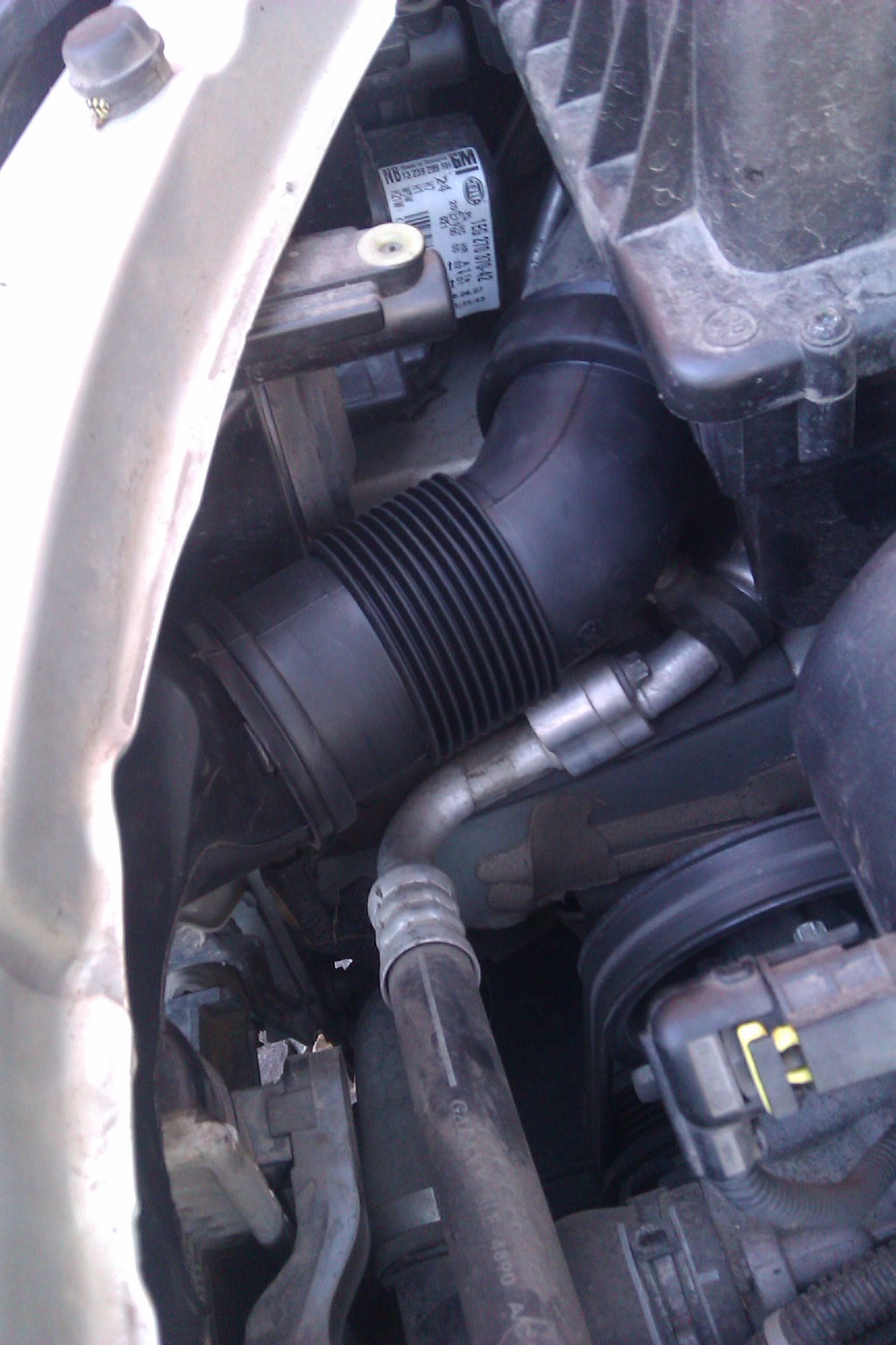 Поставил воздухозаборник от OPC — Opel Astra H, 1,8 л, 2007 года ...