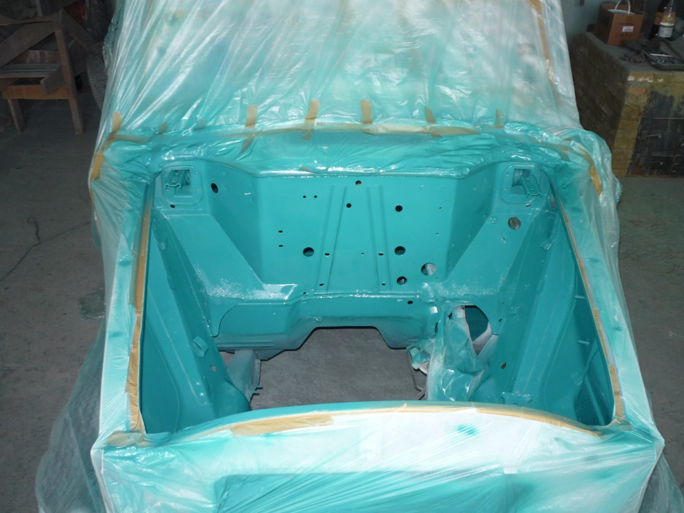 Зеленеем… — Москвич 407, 1,3 л, 1960 года | кузовной ремонт | DRIVE2