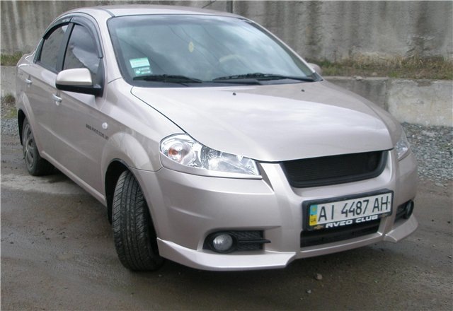 Chevrolet aveo t250 бампер тюнинг