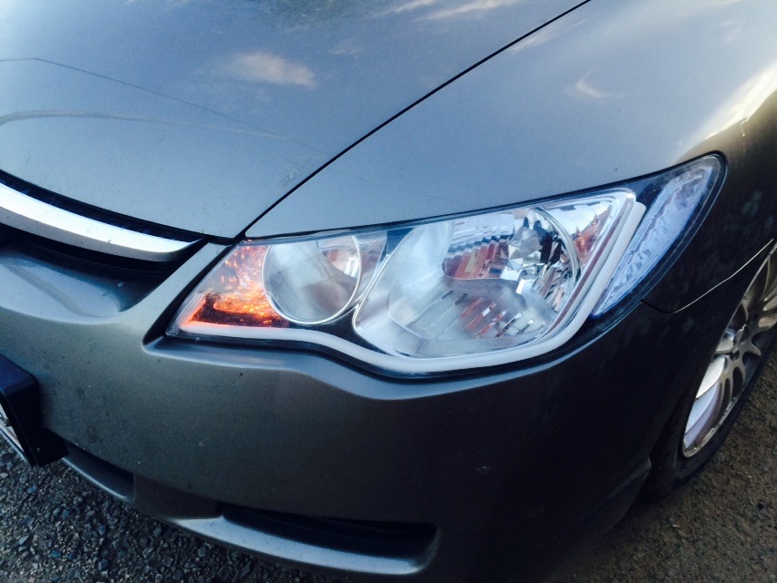 Аля АУДИ (КОНЕЦ) и полировка фары — Honda Civic 4D (8G), 1,8 л, 2008 ...